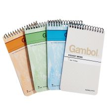 国誉(KOKUYO)Gambol渡边螺旋上翻记事本A7 80页 SA7806