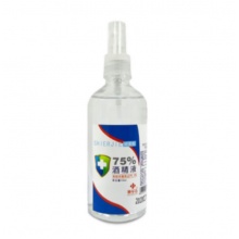 施尔洁 75%酒精消毒喷剂 100ml/瓶