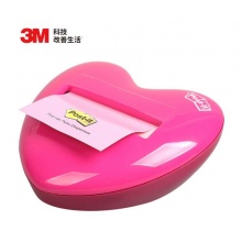 3M 报事便利贴 抽取系列心形底座HD330