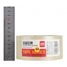 得力(deli)透明封箱胶带60mm*60y 30368