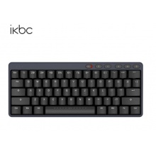 ikbc S200Mini无线机械键盘矮轴超薄PBT 无线2.4G黑色红轴