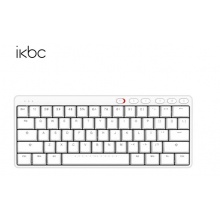ikbc S200Mini无线机械键盘矮轴超薄PBT 无线2.4G白色红轴