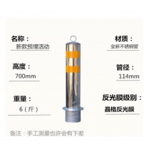 隔离桩 拦路桩  预埋活动(新款)警示柱