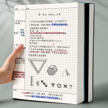 金值A4蓝色单本康奈尔网格笔记本子思维5r记忆法加厚400页 JK0154
