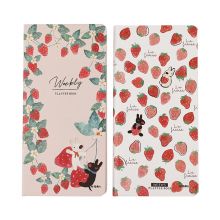 晨光(M&G)周计划本 卡斯波和丽莎草莓蜜语系列 日记事本 40K/120页颜色随机单本装QPYN5AA1