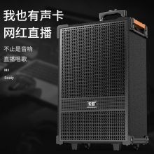 索爱（soaiy） SA-F29 12英寸大功率重低音广场舞音响 移动户外蓝牙拉杆木质音箱