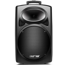 先科（SAST） A90 15英寸大功率重低音广场舞音响 移动户外蓝牙拉杆音箱