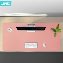 JRC 超大号PU皮质双面防滑鼠标垫 天蓝+粉90*45CM