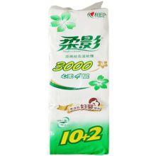 柔影 心相印 卫生纸3000g*2提12斤