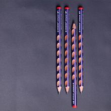 思笔乐(STABILO)洞洞铅笔 HB易抓握金属紫6支装CN322/06-HB