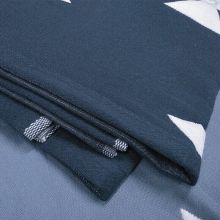艾薇 枕巾家纺 棉质加大加厚情侣枕巾 枕头巾一个装 方位蓝 50*80cm