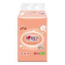 心相印 软抽纸面巾 经典系列 2层200抽 3包/提 20提/箱
