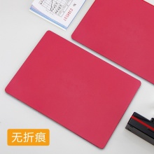 优必利 财务方形印章垫 橡胶垫敲章垫回墨印章雕刻垫专用垫板 红色 147A