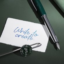 辉柏嘉（Faber-castell）钢笔如恩260周年套装暗绿F尖