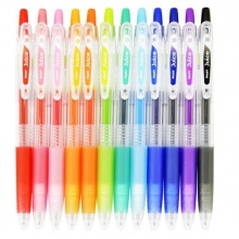 百乐(PILOT)JUICE果汁彩色啫喱中性笔0.38mm 12常规色套装 LJU-120UF-12C