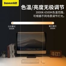 倍思(Baseus)屏幕护眼工作挂灯 USB供电 奋斗版Pro【非对称光源丨全光谱】DGIWK-P01