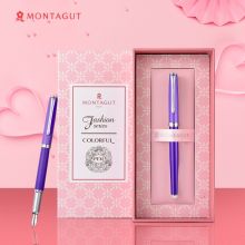 梦特娇（MONTAGUT）钢笔套装EF暗尖0.38mm 缤纷系列 紫罗兰