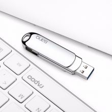 banq 256GB Type-C3.1 USB3.0 U盘C91高速款 银色 OTG两用全金属360度旋转设计