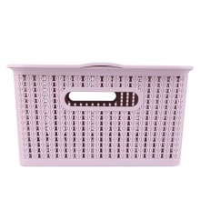 优必利 文件筐文件篮文件框 办公桌面整理杂物塑料收纳筐 资料收纳筐文件栏 1723紫色