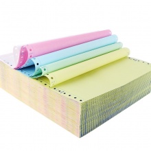 优必利 电脑打印纸 针式打印纸出库单发货单 彩色三联整张打印纸 Y241-3整张