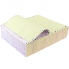 优必利 电脑打印纸 针式打印纸出库单发货单 彩色三联整张打印纸 Y241-3整张