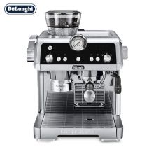 德龙（Delonghi） 咖啡机 骑士系列半自动咖啡机 感应研磨 智能压粉  EC9335.M 银色