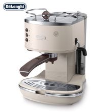 德龙（Delonghi） 咖啡机 复古系列半自动咖啡机  ECO310.VBG 奶油白