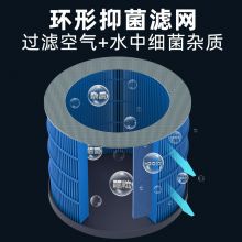 小熊（Bear） 加湿器 蒸发式无雾加湿 便携上加水银离子杀菌 2升 JSQ-B20M1