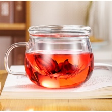 天喜(TIANXI) 茶杯 玻璃杯 350ml