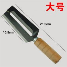 削皮刀木柄瓜果刀削甘蔗刀长把刨刀 大号碳钢刨