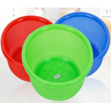 国产 圆形塑料篮子 沥水篮粗孔筛洗菜篮 水果篮 直径45cm