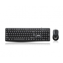 宏碁（acer）OAK030 有线键盘鼠标套装  USB外接键鼠套装 黑色