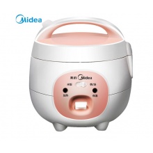 美的（Midea） 电饭煲 电饭锅迷你1.6L 不粘内胆 白色 YN161