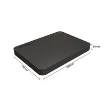 东芝(TOSHIBA) 1TB 移动硬盘 新小黑A3 USB3.2 商务黑