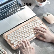 洛斐（LOFREE）EP115 无线蓝牙鼠标 薯片蓝牙鼠标 奶茶色