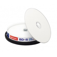 联想(Lenovo)BD-R 蓝光刻录可打印大容量光盘6-12速25GB（10片桶装）