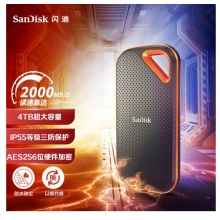 闪迪（SanDisk） SDSSDE81-4T00-Z25 4TB 移动硬盘
