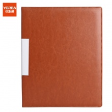 优必利 40页资料册 A4活页插袋文件夹 文件收纳册 1个装 887-40棕色