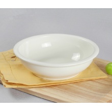 国产 10寸家用纯白色 陶瓷大汤碗 25CM