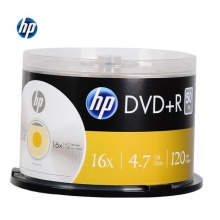 惠普（HP）DVD+R刻录空白光盘 16速4.7GB 桶装50片