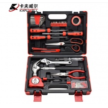 卡夫威尔  电工工具套装 家庭五金工具包螺丝刀扳手锤子内六角工具组套 H2686A