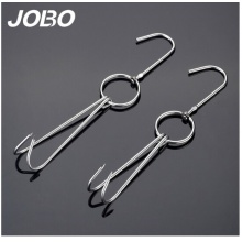 巨博(JOBO) 不锈钢烧腊挂勾烧腊环勾 烤鸭钩子 长款SLGJCC