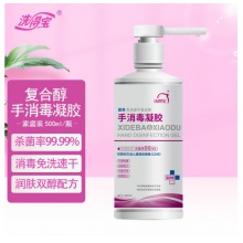 洗得宝 免洗洗手液 免洗手消毒液 手消毒凝胶 500ml商用办公