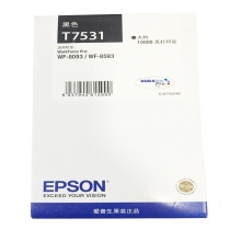 爱普生（EPSON） T7531 黑色墨盒 (适用WF-6093/6593/8093/8593机型)约10000页