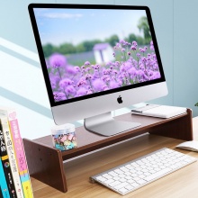 优必利 电脑显示器增高架支架键盘收纳架 办公用品桌面收纳支架显示器置物架 5067深木纹