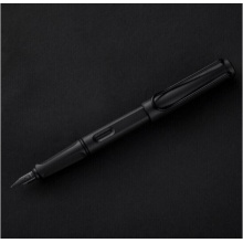 凌美(LAMY)狩猎 磨砂黑ABS 钢笔签字笔水笔Safari狩猎者 磨砂黑F尖