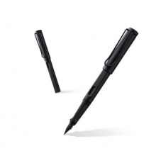 凌美(LAMY)狩猎 磨砂黑ABS 钢笔签字笔水笔Safari狩猎者 磨砂黑F尖