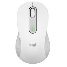罗技（Logitech）M650-M无线蓝牙鼠标 对称设计 白色 带Logi Bolt USB接收器