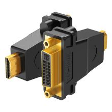 绿联（UGREEN） HDMI公转DVI母转接头  适用笔记本电脑PS4连接显示器 20123
