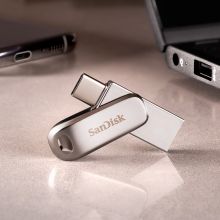 闪迪(SanDisk)512GB Type-C USB3.1全金属旋转双接口U盘 DDC4 酷锃SDDDC4-512G-Z46 读速150MB/s